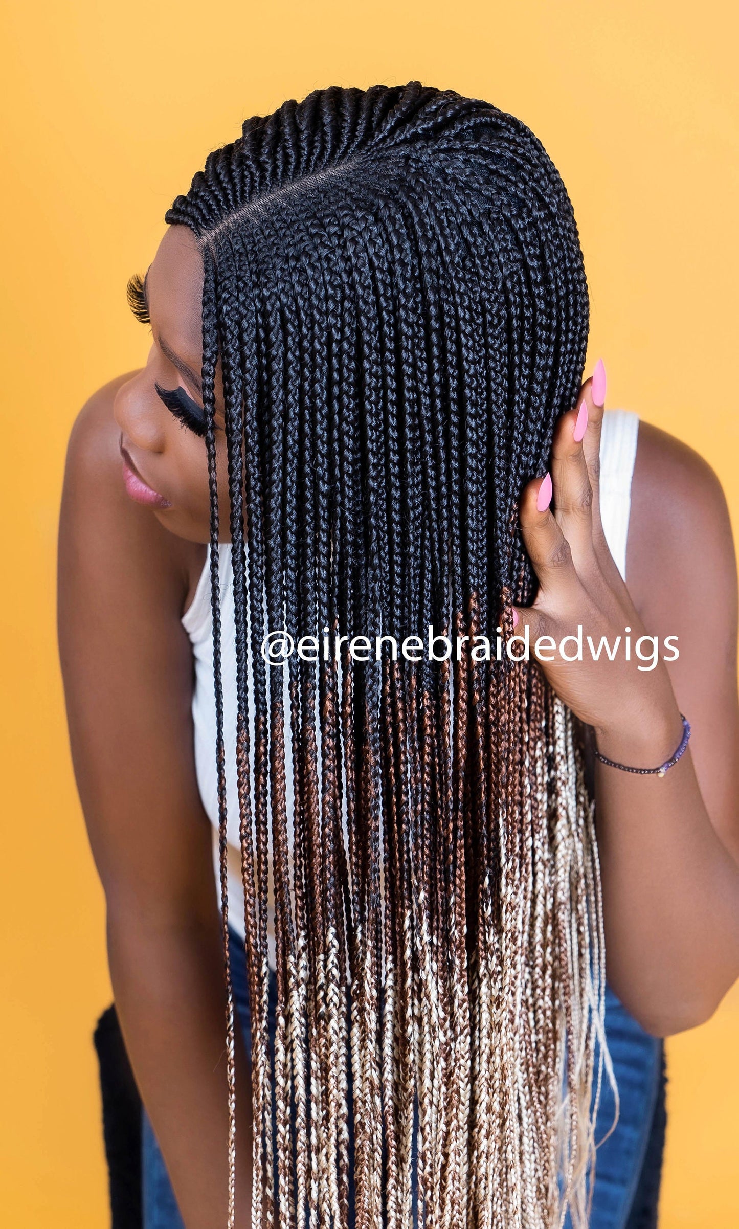 Fulani Conrow Braided Wig