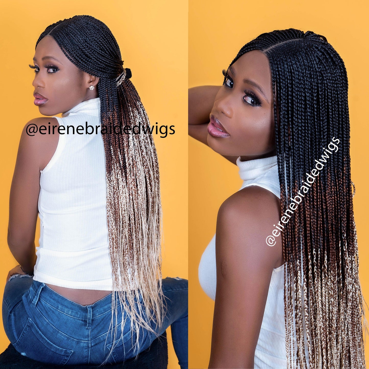 Fulani Conrow Braided Wig