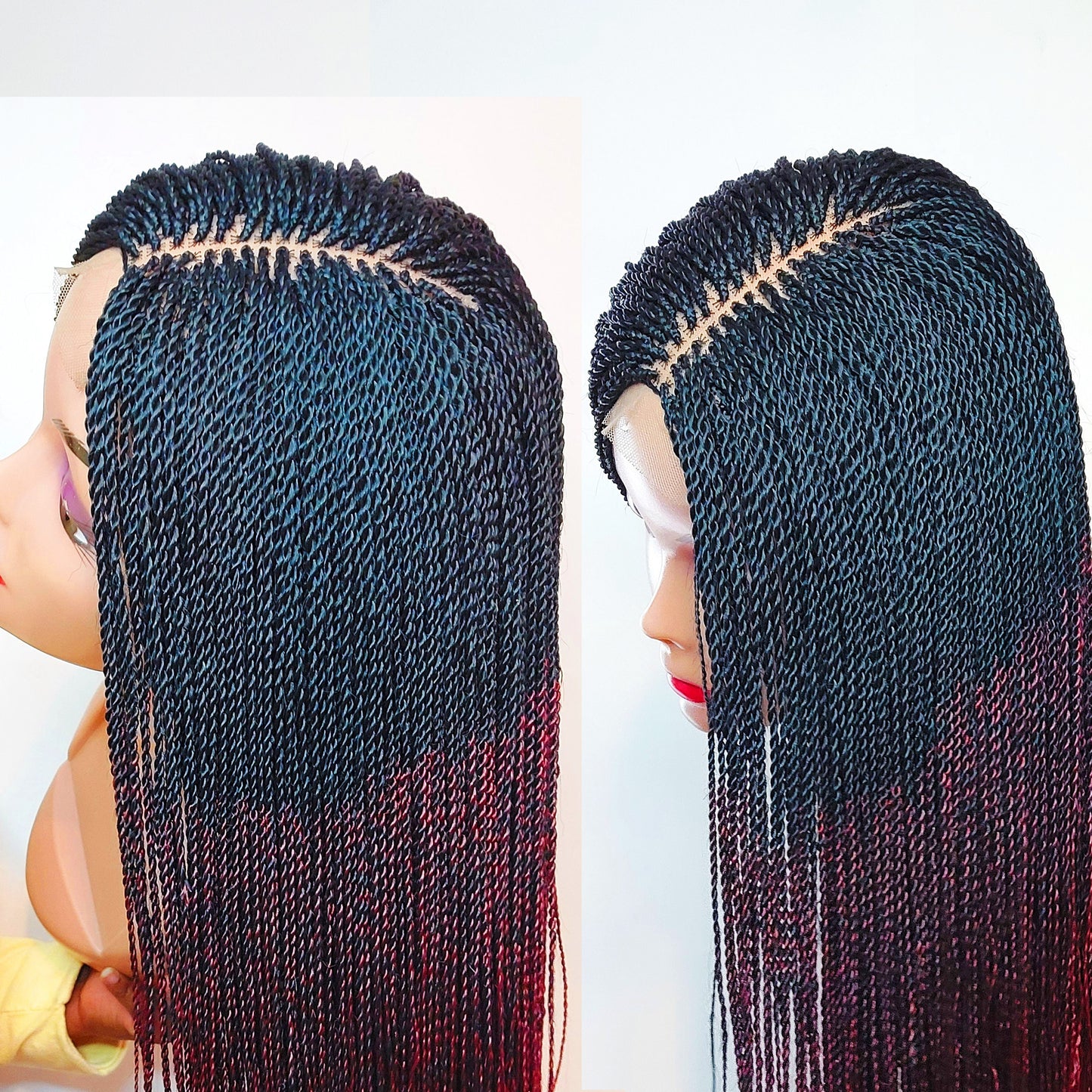 Senegalese Micro Twist Braided Wig