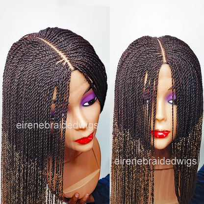 Senegalese Micro Twist Braided Wig