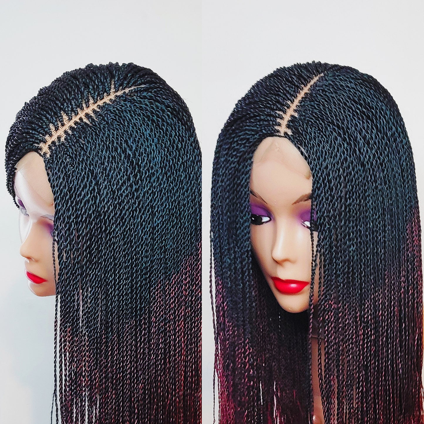 Senegalese Micro Twist Braided Wig