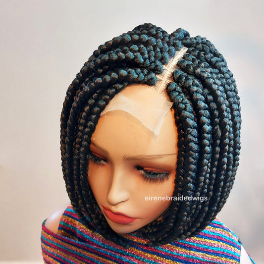 Short Box Braids Wig
