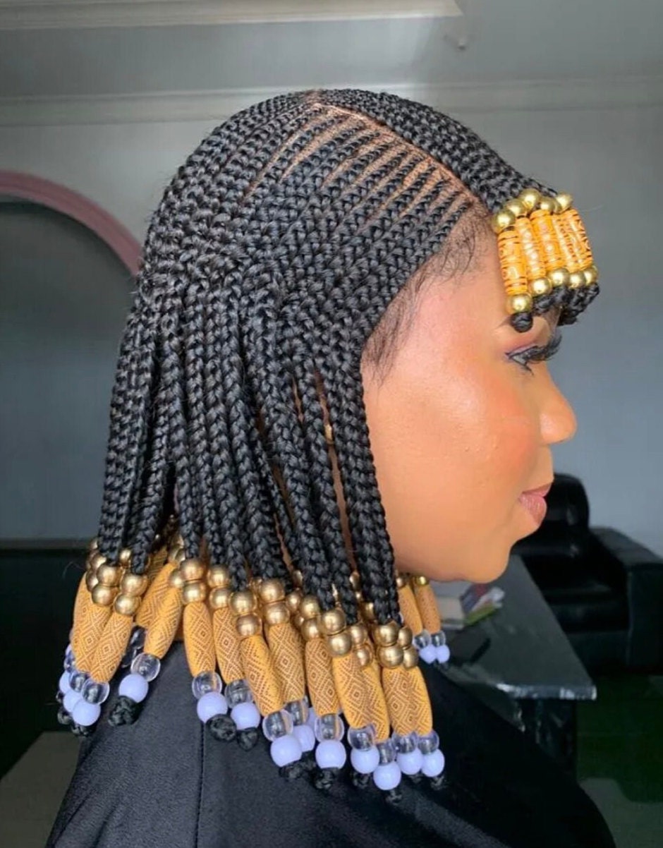Fringe Braids Wig With Bangs