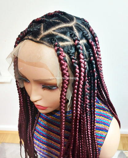 Jumbo Knotless Big Box Braids Wig