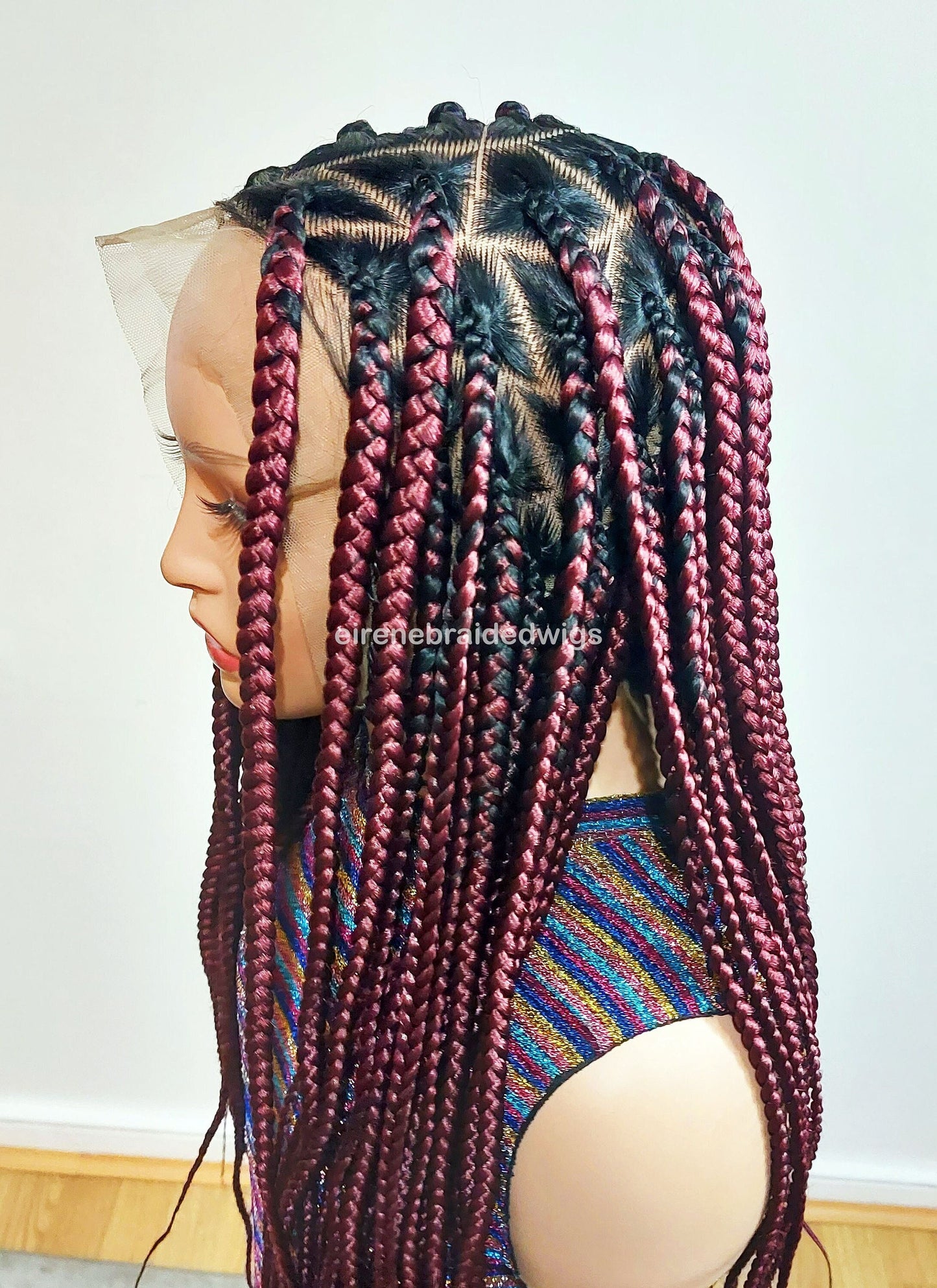 Jumbo Knotless Big Box Braids Wig