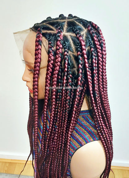 Jumbo Knotless Big Box Braids Wig