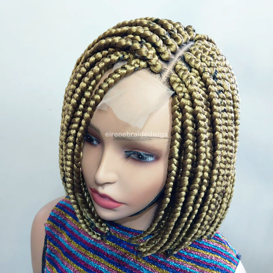 Short Box Braids Wig