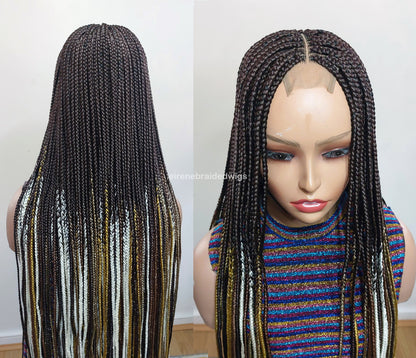 35inch Box Braids Wig