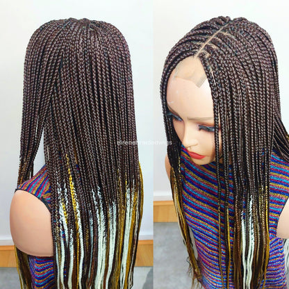 35inch Box Braids Wig