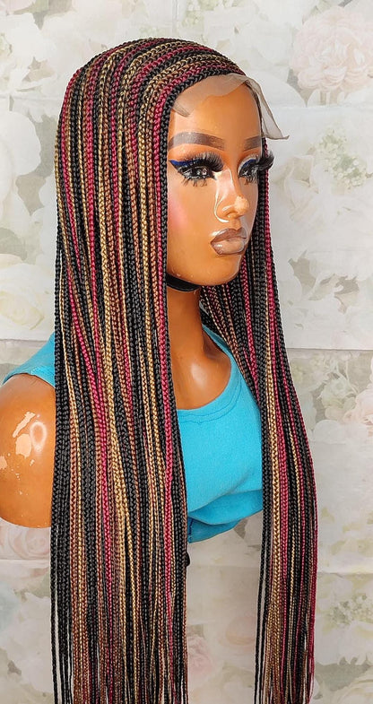 C-Cut Lace Frontal Conrow Wig
