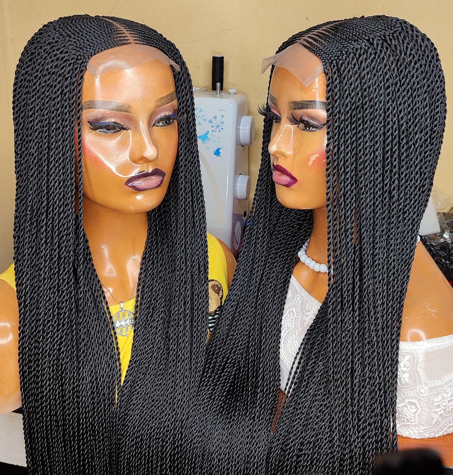 18inches Conrow Twist Braided Wig