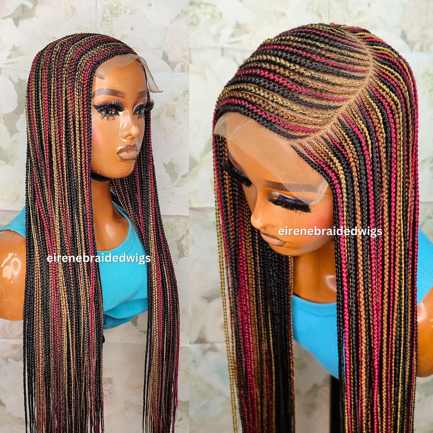 C-Cut Lace Frontal Conrow Wig