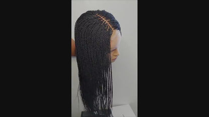 Senegalese Micro Twist Braided Wig